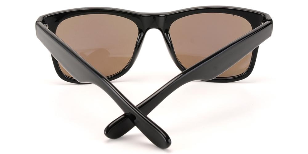 Libra Black Classic Wayframe Plastic Sunglasses