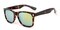 Libra Tortoise (Yellow Mirror-coating) Classic Wayframe Plastic Sunglasses