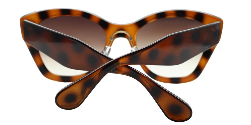 Susie Tortoise Cat Eye Plastic Sunglasses