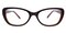 Leo Brown Cat Eye Acetate Eyeglasses
