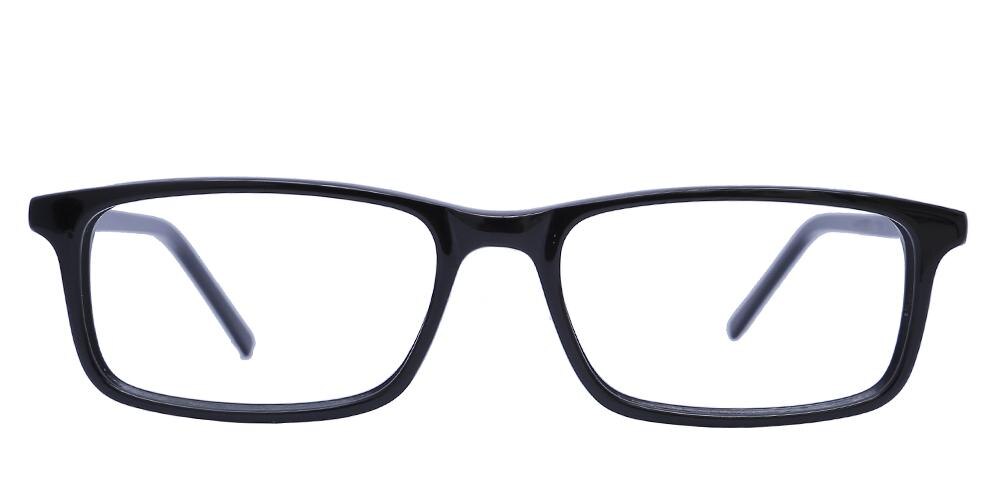 Cancer Black Rectangle Acetate Eyeglasses