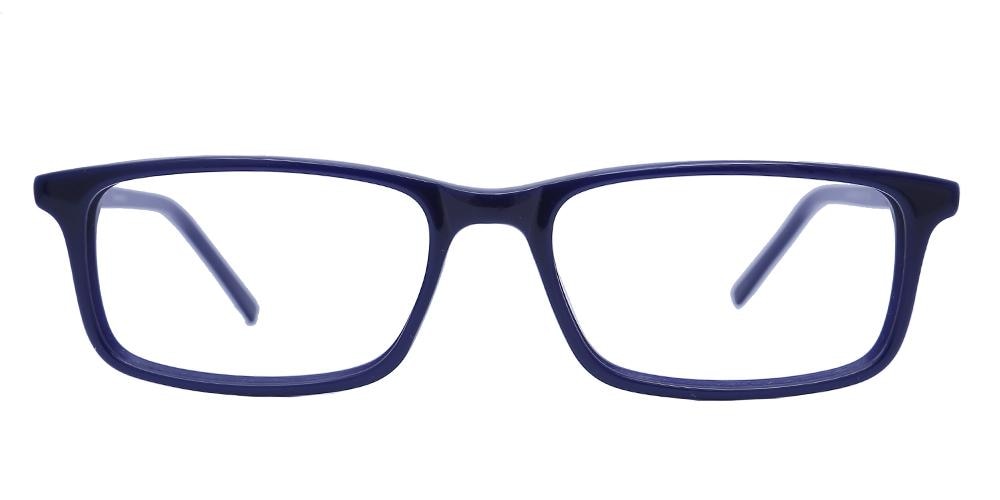 Cancer Blue Rectangle Acetate Eyeglasses