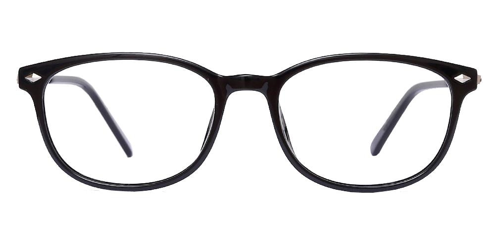 Bridgeport Black Rectangle TR90 Eyeglasses