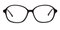 Scottsdale Black Round Acetate Eyeglasses