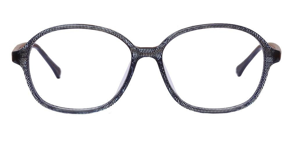 Scottsdale Blue Round Acetate Eyeglasses