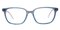 Buckeye Blue/Crystal Rectangle Acetate Eyeglasses