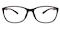 Lena Black Oval TR90 Eyeglasses