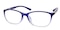 Lena Blue Oval TR90 Eyeglasses