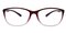 Lena Purple Oval TR90 Eyeglasses