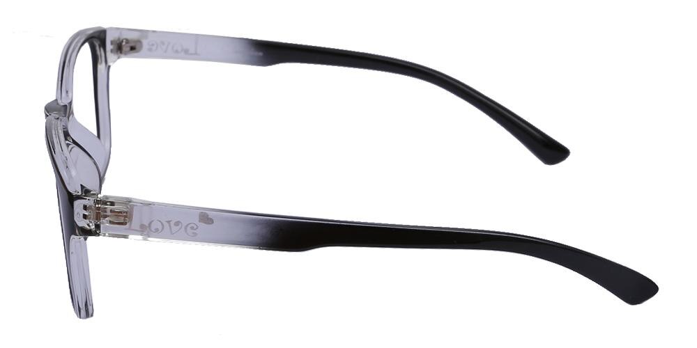 Hartford Black/Crystal Classic Wayframe TR90 Eyeglasses