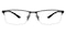 Carter Silver Rectangle Metal Eyeglasses