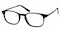 Issy Black Classic Wayframe Acetate Eyeglasses