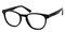 Kansas Black Classic Wayframe Acetate Eyeglasses
