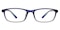 Lina Blue Rectangle TR90 Eyeglasses