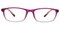 Lina Purple Rectangle TR90 Eyeglasses
