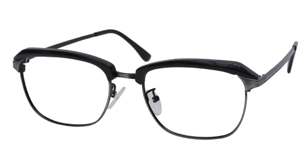 Gary Black Rectangle TR90 Eyeglasses