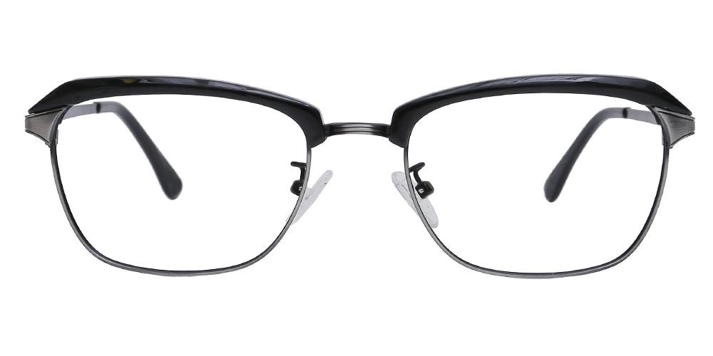 Gary Black Rectangle TR90 Eyeglasses