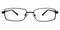 Terrace_Rectangle Black Rectangle Metal Eyeglasses