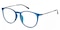 Fresno clip-on Blue/Blue clip-on Round TR90 Eyeglasses