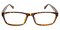 Glassesshop Classic Vintage Inspired Rectangular Clear Lens Prescription Eyeglasses Frame-Tortoise Tortoise Rectangle Plastic Eyeglasses