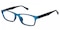 Lafayette Blue Rectangle Plastic Eyeglasses
