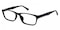 Lafayette Black Rectangle Plastic Eyeglasses
