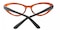 Glassesshop Womens Cateye or High Pointed Eyeglasses Retro Vintage Celebrity Inspired-Brown Brown Cat Eye Plastic Eyeglasses