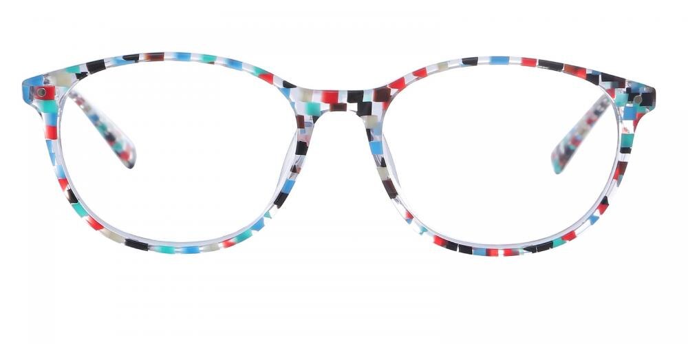 Brentwood Multicolor Classic Wayframe Acetate Eyeglasses