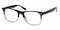 Syracuse Black/Crystal Classic Wayframe Acetate Eyeglasses