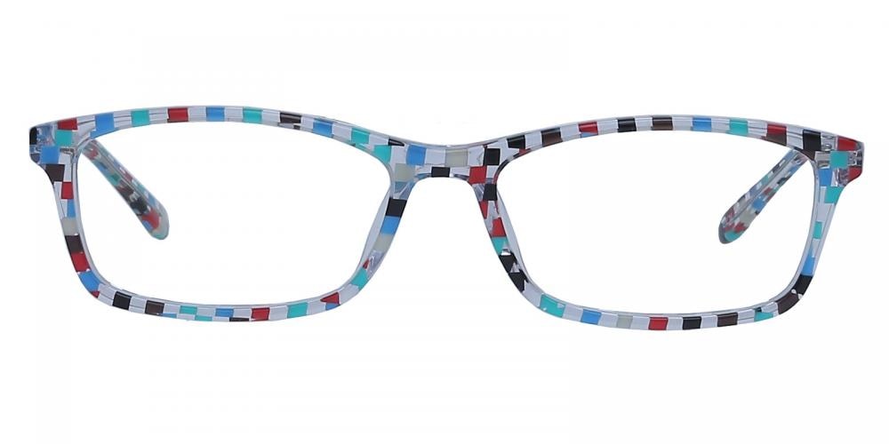 Paterson Multicolor Rectangle Acetate Eyeglasses