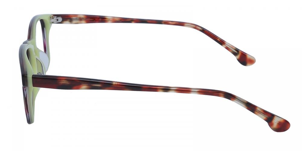Newark Multicolor Rectangle Acetate Eyeglasses