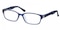 Jersey Blue Rectangle Plastic Eyeglasses