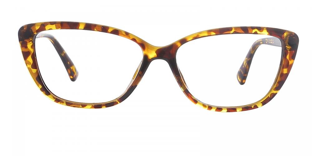 Hoboken Tortoise Cat Eye Plastic Eyeglasses