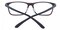 Gulfport Brown Rectangle TR90 Eyeglasses