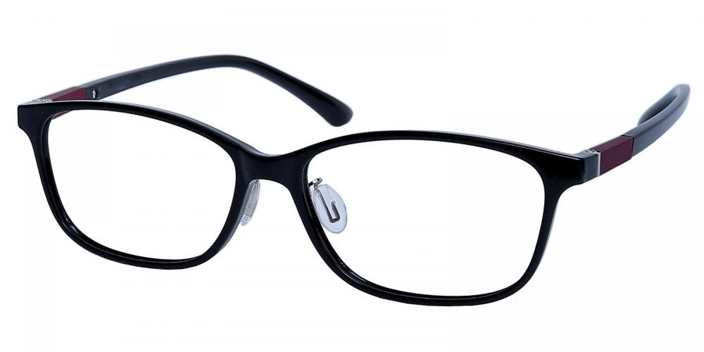 Muskegon Black Oval TR90 Eyeglasses