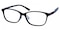 Muskegon Black Oval TR90 Eyeglasses
