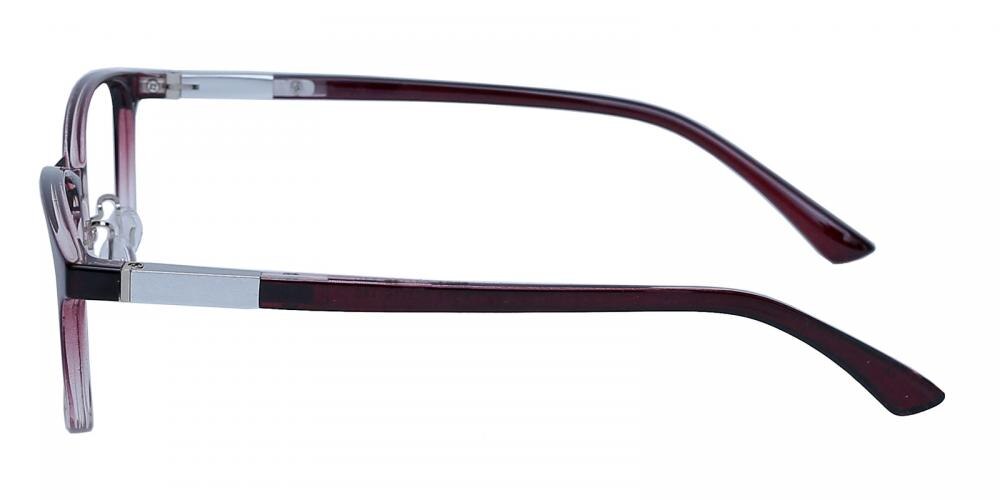 Muskegon Purple/Crystal Oval TR90 Eyeglasses