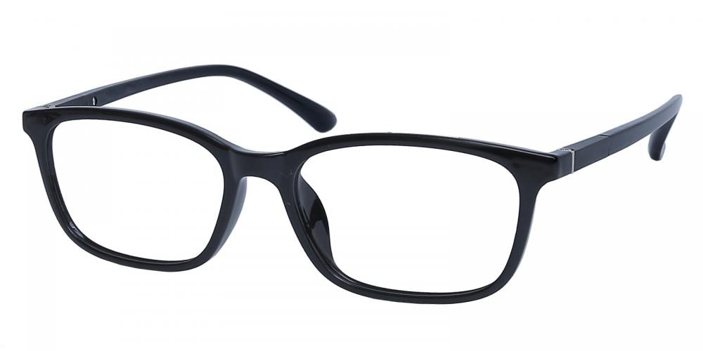 Salisbury Black Oval TR90 Eyeglasses