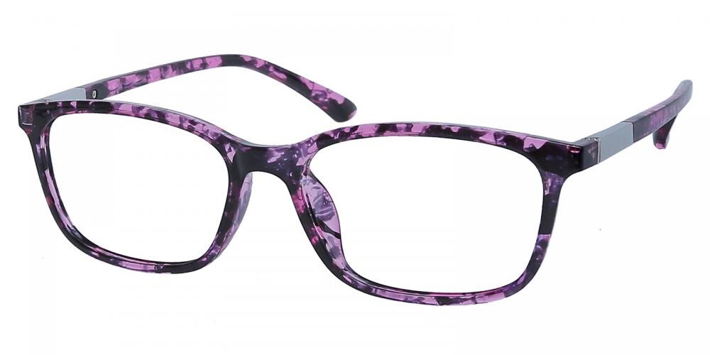Salisbury Purple Oval TR90 Eyeglasses