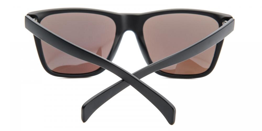 Mcalester Mblack Square Metal Sunglasses