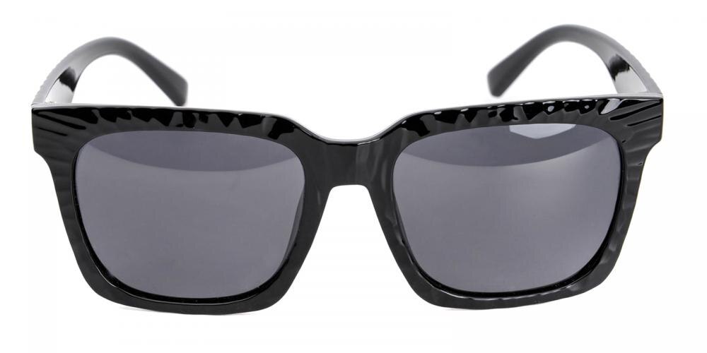 Syracuse Black Square Plastic Sunglasses