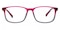 Ames Purple Rectangle Acetate Eyeglasses