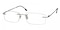 Terre Gunmetal Rectangle Metal Eyeglasses