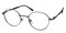 Rockford Silver Round Metal Eyeglasses