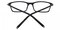 Hedda Black Rectangle TR90 Eyeglasses