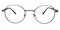 Rockford Silver Round Metal Eyeglasses