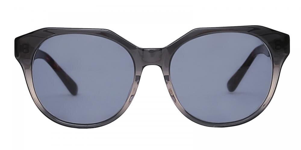 Lauren Gray/Tortoise Square Acetate Sunglasses