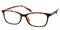 Paine clip-on Tortoise (Yellow Mirror-coating) Oval TR90 Eyeglasses
