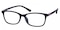 Paine clip-on Black Oval TR90 Eyeglasses