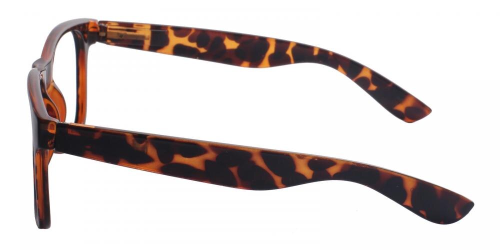 Tallahassee Tortoise Classic Wayframe Plastic Eyeglasses